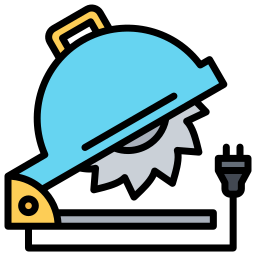 Power saw icon