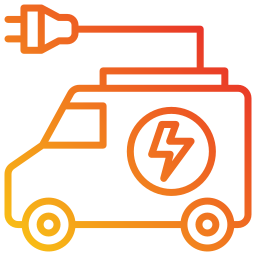 furgonetka elektryczna ikona