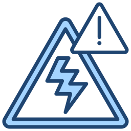 High voltage icon