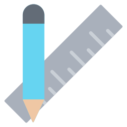 연필과 자 icon