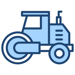 Road roller icon