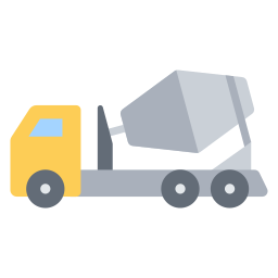 Concrete truck icon
