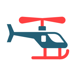 helicóptero icono