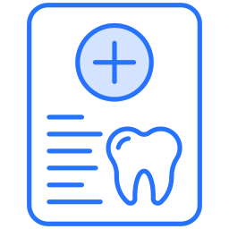 rapport médical Icône