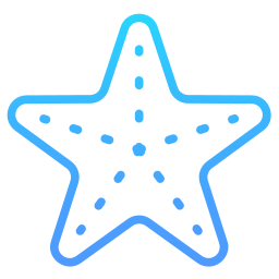 estrella de mar icono