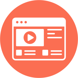 Video lesson icon