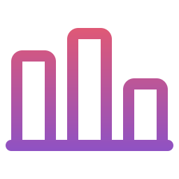 diagramme à bandes Icône