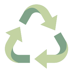 símbolo de reciclaje icono