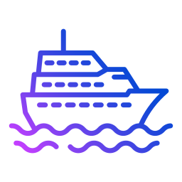 Cruise ship icon