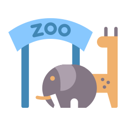 jardim zoológico Ícone