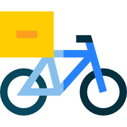 bicicleta de entrega Ícone