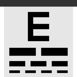 Eye test icon