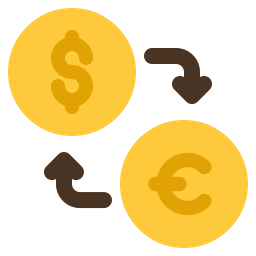 cambio de dinero icono
