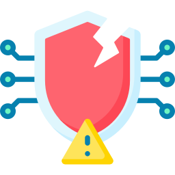 bedreigingen op het gebied van cyberbeveiliging icoon