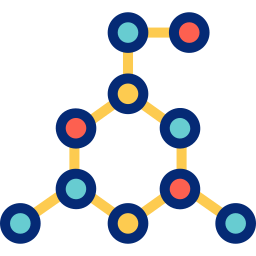 molécules Icône