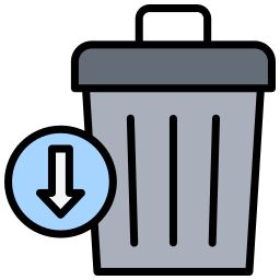 zero rifiuti icona