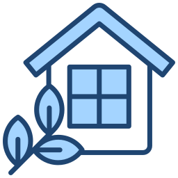 Green house icon