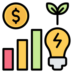 croissance économique Icône