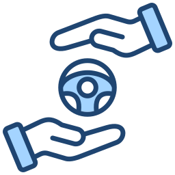 control de conducción icono