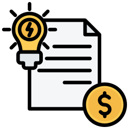 Electricity bill icon