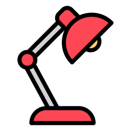 Desk lamp icon