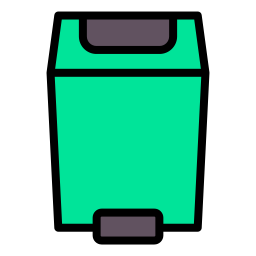 Wastebasket icon