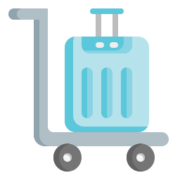 Airport cart icon