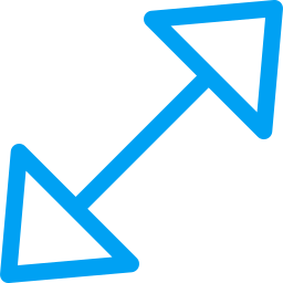 Diagonal arrow icon