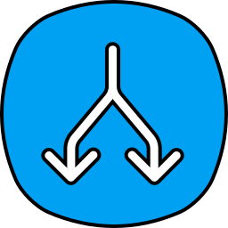 dwukierunkowy ikona