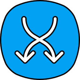 Shuffle arrows icon