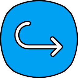 Turn right icon