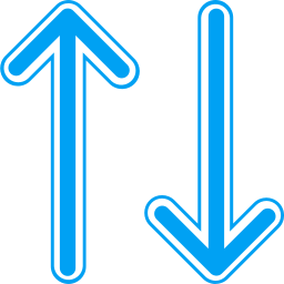 links en rechts icoon