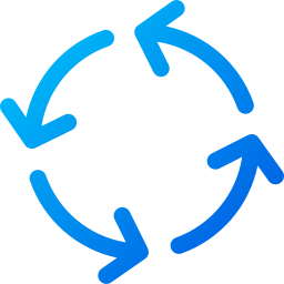 Circular arrows icon