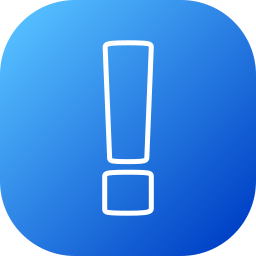 signo de exclamación icono