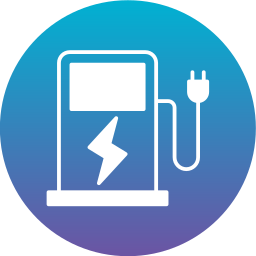Electric vehicle charger icon