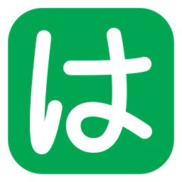 Japanese alphabet icon