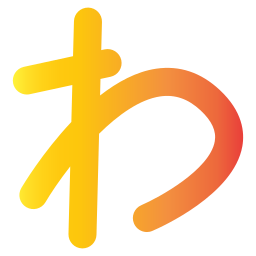 Japanese alphabet icon