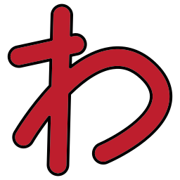 alfabeto giapponese icona