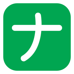 Japanese alphabet icon