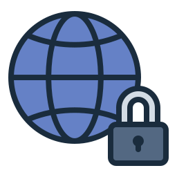 seguridad mundial icono