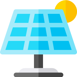 energía solar icono