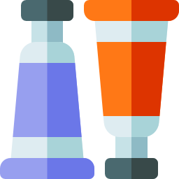 tubos de color icono