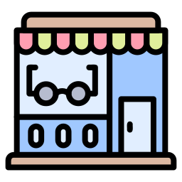 Optical shop icon