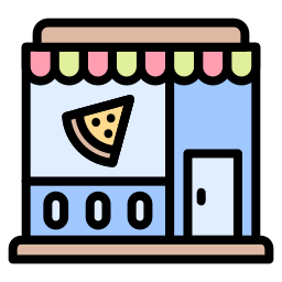 pizzería icono