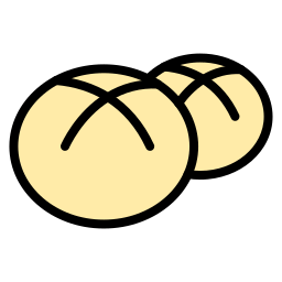 pan de bollo icono