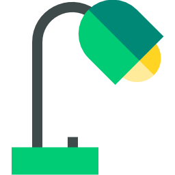 Desk lamp icon