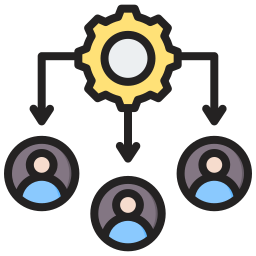 Resource allocation icon