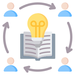 Knowledge sharing icon