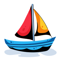 Sailing boat icon