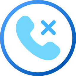 전화 통화 종료 icon